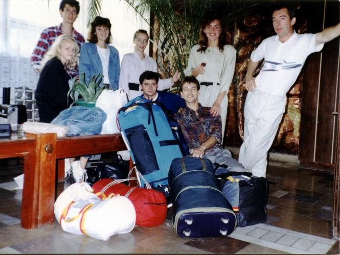 Obóz w Nowogardzie - przyjazd